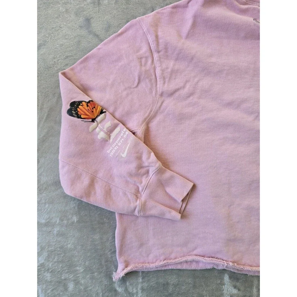 Nike Sportswear Happy Air Crewneck Sweater Womens Size XL Pink